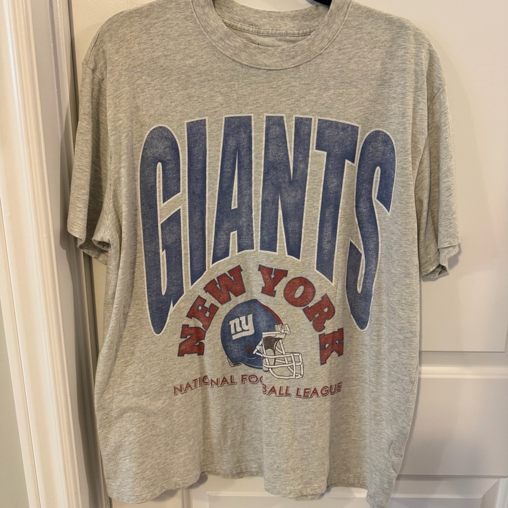 Abercrombie & Fitch Gray New York Giants Short Sleeve Tee